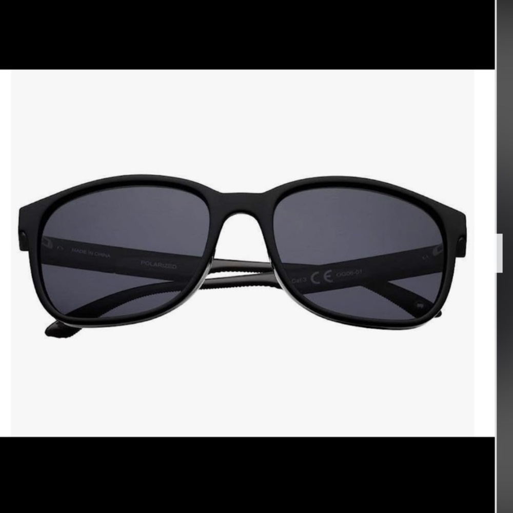 Zippo Black Polarized Teardrop Sunglasses (NWT)